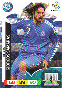 Georgios Samaras Greece Panini UEFA EURO 2012 #101